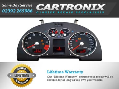 Audi TT Mk 1 Instrument Cluster Processor Repair or Instrument Failure Repair - 1998 -